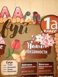 Комплект для оформления пробковых досок "Лесная школа"
