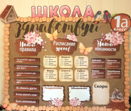 Комплект для оформления пробковых досок "Лесная школа"