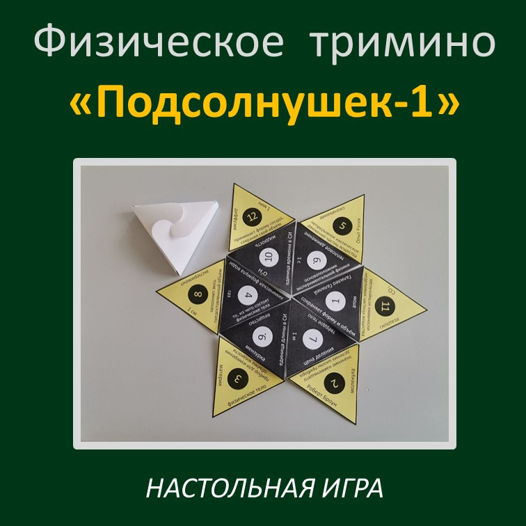 Физическое тримино  «Подсолнушек -1» фото 2