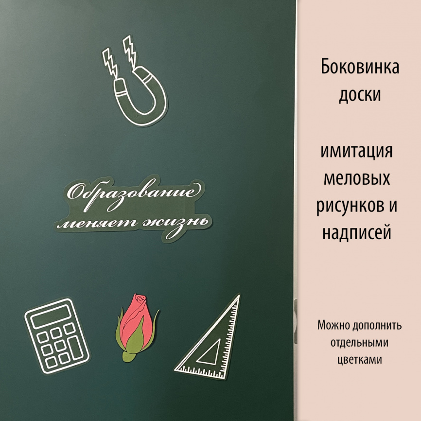 Оформление для доски к Дню знаний "Праздничный букет" фото 3