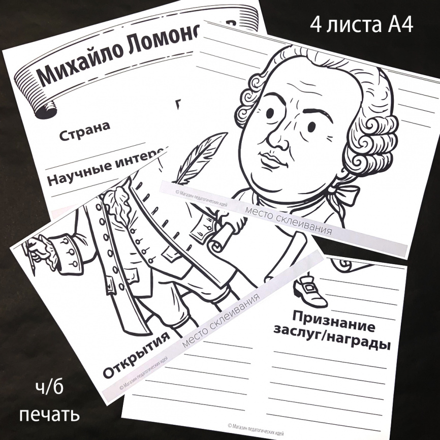 Постеры для коллективной работы "В полный рост. Светила российской науки" фото 3