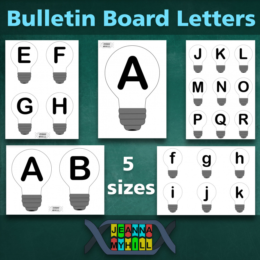 Classroom Decor: Bulletin Board Letters фото 2