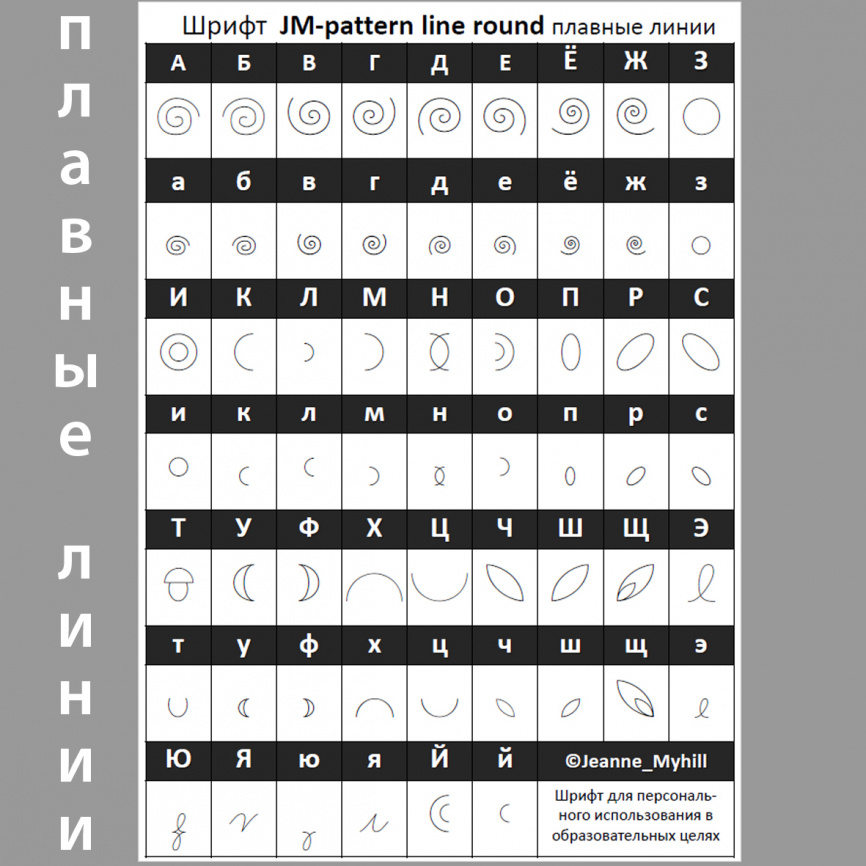 Комплект шрифтов "Добуквенные прописи" фото 2