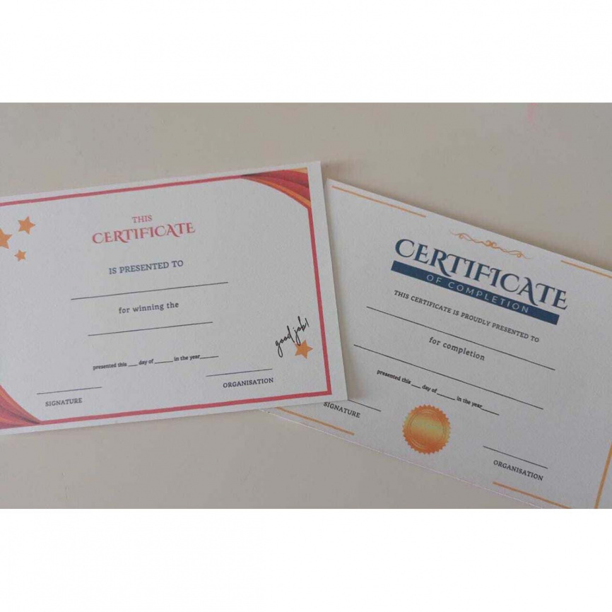 Certificates Of Achievement, Completion, For Winning фото 2